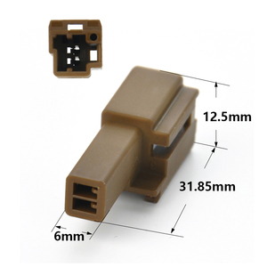 Conector de <span class=keywords><strong>Coche</strong></span> Negro de 2 Orificios y 2 Núcleos 7283-5971-80 7283-597180, Conector de Arnés de Airbag, 54550297 Baja Corriente - Product Image 2