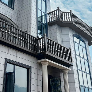 Barandilla moderna de mármol de aluminio para balcón, Villa, terraza exterior, barandilla, columna romana, escalera, pasamanos para cubierta, jardín y patio - Product Image 3