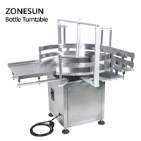 ZONESUN ZS-LP600Z Automatischer Runddreh-Flaschenentwirrer für Plastik- und Glasflaschen, Glasflaschen-Sortier-Drehtisch, Zuführtisch