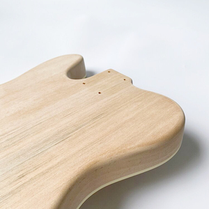 Cuerpo de guitarra de aliso al por mayor, sin terminar, estilo TL, con binding y chapa de madera de raíz. - Product Image 6