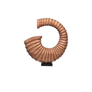 Oeuvre d'art abstraite sculptée art moderne sculpture <span class=keywords><strong>en</strong></span> <span class=keywords><strong>bois</strong></span> fibre de verre personnalisée <span class=keywords><strong>en</strong></span> <span class=keywords><strong>bois</strong></span> artisanat résine artisanat hôtel décor maison - Product Image 4