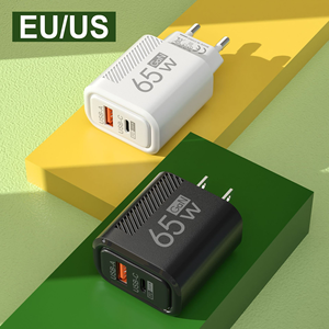 Total 65W <b>USB</b> GaN Charger Quick Charge Mobile Phone <b>Adapter</b> <b>USB</b> Type <b>C</b> Wall Quick Charger - Product Image 5