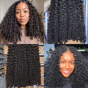 Paquetes de Cabello Birmano Rizado Crudo al Por Mayor, Cabello Humano Camboyano Sin Procesar, Envío Directo, Cabello Crudo, Proveedor de Cabello Birmano Rizado - Product Image 3