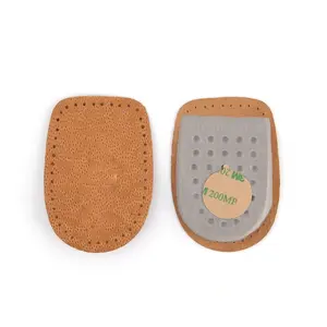 L6 Breathable หนัง Heel Spur Footcare ความสูงเพิ่ม Insoles สำหรับช่วยบรรเทาความดันและปวด