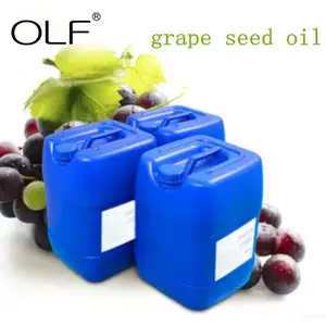 Aceite orgánico prensado en frío para cuidado de la piel, aceite portador de semillas de uva, venta al por mayor