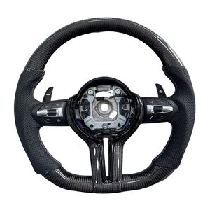 Volante de Fibra de Carbono con Pantalla LED M Calefactada Personalizada para <span class=keywords><strong>BMW</strong></span> M2 M3 M4 M5 F10 F50 F30 F32 F80 F82 F90 E90 E92 E60 E63 G20 G30 - Product Image 1