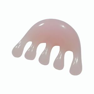 Peigne en résine coloré, massage en résine, Gua Sha, massage de la tête, peigne Guasha pour les cheveux - Product Image 6