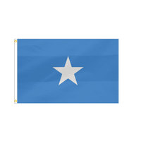 Taille personnalisée 3x5FT drapeau tunisien de haute qualité en gros