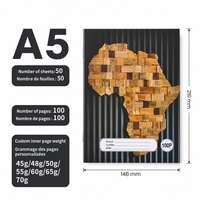 Carnet d'exercices scolaire agrafé en gros pour étudiants en Ouganda, lignage anglais, emballage combiné, pour usage scolaire, direct usine