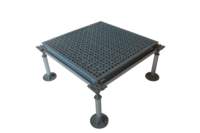 Plancher d'accès surélevé pour centre de données faux plancher Système de terrasse modulaire antistatique Revêtement de sol d'accès en aluminium