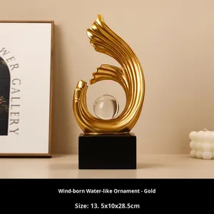 Ornements en résine écologiques haut de gamme, nouveau cabinet à vin pour la <span class=keywords><strong>maison</strong></span>, <span class=keywords><strong>d</strong></span>écoration de bureau, cadeaux de fête pour les <span class=keywords><strong>amis</strong></span> - Product Image 6