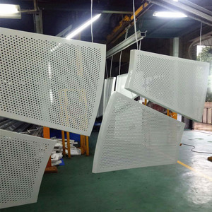 Décoration murale extérieure en aluminium perforé décoratif pour porte - Product Image 6