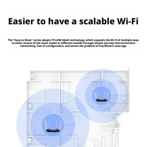 TP-Link <span class=keywords><strong>Router</strong></span> không dây 5G Dual-Frequency Full Gigabit Port thông qua các bức tường Wang tốc độ cao <span class=keywords><strong>s</strong></span>ợi quang băng thông rộng thông minh - Product Image 4