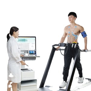 2023 폭발적인 새로운 화이트 트레드밀 스트레스 ECG ekg 시험기 병원에서 스트레스 pc