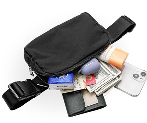 Riñonera impermeable con logotipo personalizado para hombre y mujer, bolsa de dinero para teléfono, plátano, cinturón - Product Image 3