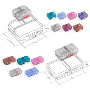 Bán Buôn 7 Ngày Thuốc Trường Hợp Hàng Tuần Di Động Tổ Chức Y Học Lưu Trữ Hộp Thuốc Hộp Thân Thiện Với Môi 7 Ngăn Thuốc Tổ Chức - Product Image 5