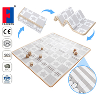 Alfombra de Seguridad para Bebés Acolchada de XPE de 2 cm, Absorbente de Impactos, Impermeable, Antideslizante, Protectora para el Suelo, para Gatear, Protección Contra Caídas, para Picnic