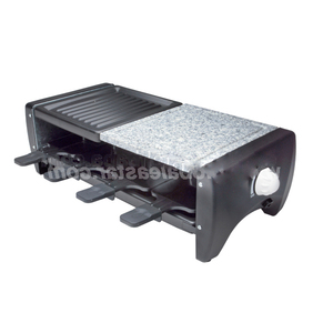 Demi-gril plaque demi-pierre Électrique d'approbation de la CE Appareil À <span class=keywords><strong>Raclette</strong></span> pour <span class=keywords><strong>8</strong></span> <span class=keywords><strong>personnes</strong></span> - Product Image 6