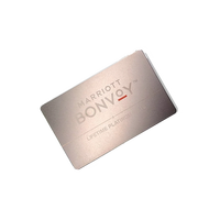 Cartes de visite vierges en gros, plaque en métal aluminium, puce NFC, fente pour puce, gravure au laser, électroplaqué, impression UV, personnalisable