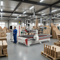 Router CNC de 3 Ejes con Cambio Automático de Herramienta 1325 para Grabado de Acrílico, MDF y Materiales No Metálicos, Certificado CE, Gran Venta
