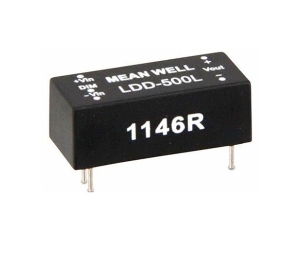 Mean Well LDD-500L MW 500mA 32V DC DC Constant Current Step Down Converter LED Driver for Driving Illumination LED PWM Dimming