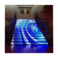 Pantalla LED para interiores P3.91 de alta calidad, pantalla virtual 3D interactiva para gimnasio y pista de baile, pantalla de pie impermeable para estudios de TV