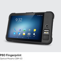 Para Chainway P80 Industrial Android 13 Tablet Nuevo escáner de código de barras PDA de 8 pulgadas NFC Handheld Retail/Logística/Inventario Stock Palm