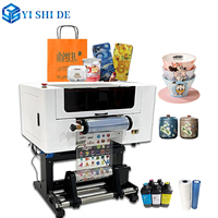 Impresora Inteligente para Pelotas de Golf, Impresora UV Digital de Escritorio Pequeña CMYK, Cabezal de Impresión DX5/Ricoh, Personalización por Aplicación Móvil, Puede Imprimir 12 Pelotas de Golf