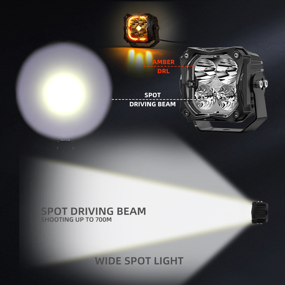 spotlights 5x7 amber covers