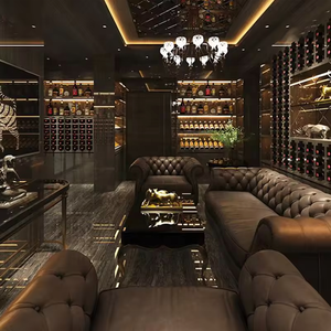 Stile americano antico di lusso classico mobili dondolo sedie sigaro VIP camera discoteca <span class=keywords><strong>Bar</strong></span> divano posti a sedere - Product Image 6