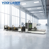 Nueva Máquina de Corte de Tubos por Láser de Fibra Totalmente Automática Q7-16 |   Sistema de Corte de Tubos Metálicos CNC de Doble Mandril con Estructura de Acero AI