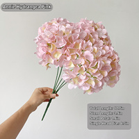 Bunga Hydrangea Buatan HGA Grosir Hydrangea Buatan dalam Jumlah Besar untuk Proyek Komersial dan Dekorasi Aula Perjamuan Hotel