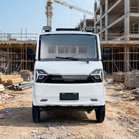 Mobil Van Kargo Mini Listrik Hemat Biaya 2 Kursi dengan Kotak Kargo Panjang 1800mm untuk Perjalanan Kota