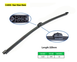 K-903G tergicristallo piatto posteriore per <span class=keywords><strong>AUDI</strong></span> A1 <span class=keywords><strong>A4</strong></span> A6 Q3 S4 S6 Porsche VOLKSWAGEN New Touareg da 11 "a 16" disponibile e di qualità - Product Image 2