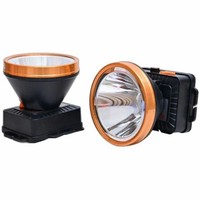 Linterna Frontal LED Industrial Brillante con Batería Integrada, Modo Alto/Bajo, Resistente al Agua, para Exteriores