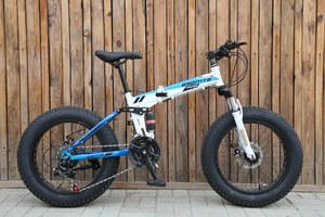 VTT Pliable Pas Cher 4.0 à Gros Pneus Cadre en Acier 26 Pouces Roues à Rayons Frein à Disque Vélo <span class=keywords><strong>de</strong></span> <span class=keywords><strong>Neige</strong></span> et Plage VTT 29" - Product Image 4