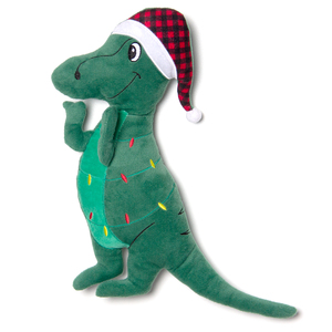Christmas XMax Green Dinosaur Plush <strong>Dog</strong> <strong>Toy</strong> 2025 Hot Sale Custom <strong>Personalised</strong> Fun Non-toxic <strong>Dog</strong> <strong>Toys</strong> - Product Image 1