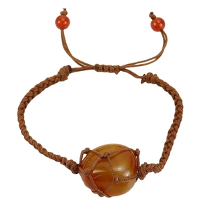 بيع بالجملة حجر كريستال طبيعي المتداول سوار حبل منسوج هدية الأحجار الكريمة الشفاء - Product Image 5