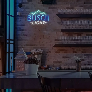 Enseigne néon Busch Light - Enseigne néon LED Busch personnalisée pour bar, pub et cadeau de fête - Enseigne néon lumineuse et durable - Product Image 5