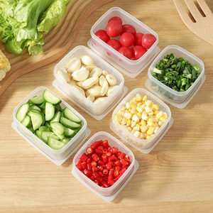 Food <b>Container</b> Square Airtight With Lid <b>Refrigerator</b> Storage For Vegetables And Spices - Product Image 1