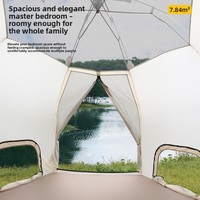 Tente de camping professionnelle imperméable, installation facile, tente familiale instantanée, glamping, safari lodge, vente en gros OEM, usine.