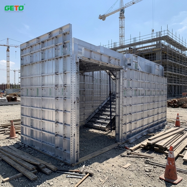 Aluminum Formwork Panels Modular Concrete Formwork System for Walls Slabs and Columns for Mall and Villa Construction