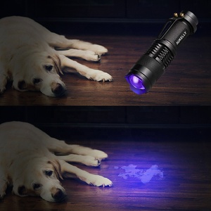 Đèn Pin Led Mini Uv Đèn Pin Chiến Thuật Q5 395nm Đèn Tím Đèn Đen Nhôm Đèn Pin Uv Để Kiểm Tra Tiền - Product Image 5