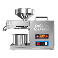 Presse à huile domestique B31 en acier inoxydable, double pressage à froid et à chaud, pour sésame, arachides, soja, colza, entièrement automatique