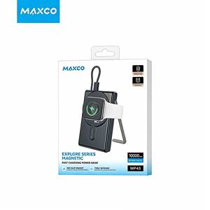 MAXCO MP43 Banque d'alimentation sans fil magnétique 3 en 1 10000mAh 22.5W Charge rapide avec câble intégré - Product Image 4