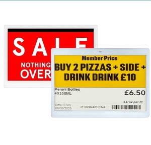 2025 nuevo diseño Ble Esl 7,5 pulgadas E-Ink Epd Epaper Display etiqueta de precio inteligente Esl Etiqueta de estante electrónico para tienda de conveniencia de alimentos - Product Image 1