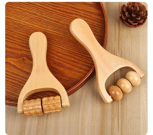 Meilleur vendeur en <span class=keywords><strong>cuir</strong></span> en bois fronde dent Portable ménage dragage méridien masseur pour outil de Massage du corps - Product Image 3