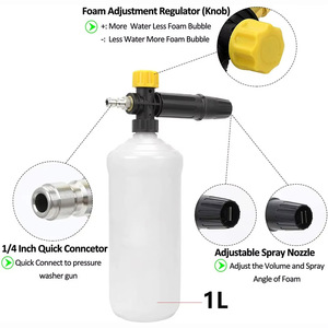 Boquilla de Pistola de Agua a Alta Presión para Lavado de Autos y Hogar, Rociador de Espuma Eficiente para Limpieza de Autos, Herramienta para Lavado de Autos y Hogar - Product Image 3