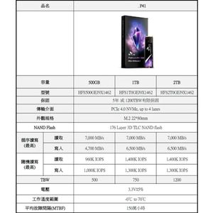 جديد أصلي P41 من الجيل الرابع محرك الحالة الصلبة لـ SK Hynix Hercules Platinum 1t 2t SSD - Product Image 3