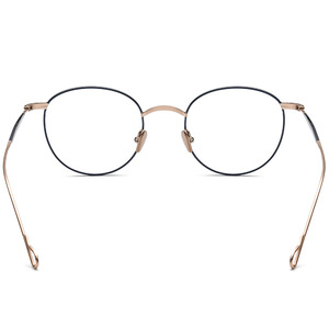 Monture de lunettes optiques sans monture en titane pur ultra-légère pour hommes, design punk en titane B avec imprimé animal pour lunettes de lecture - Product Image 5